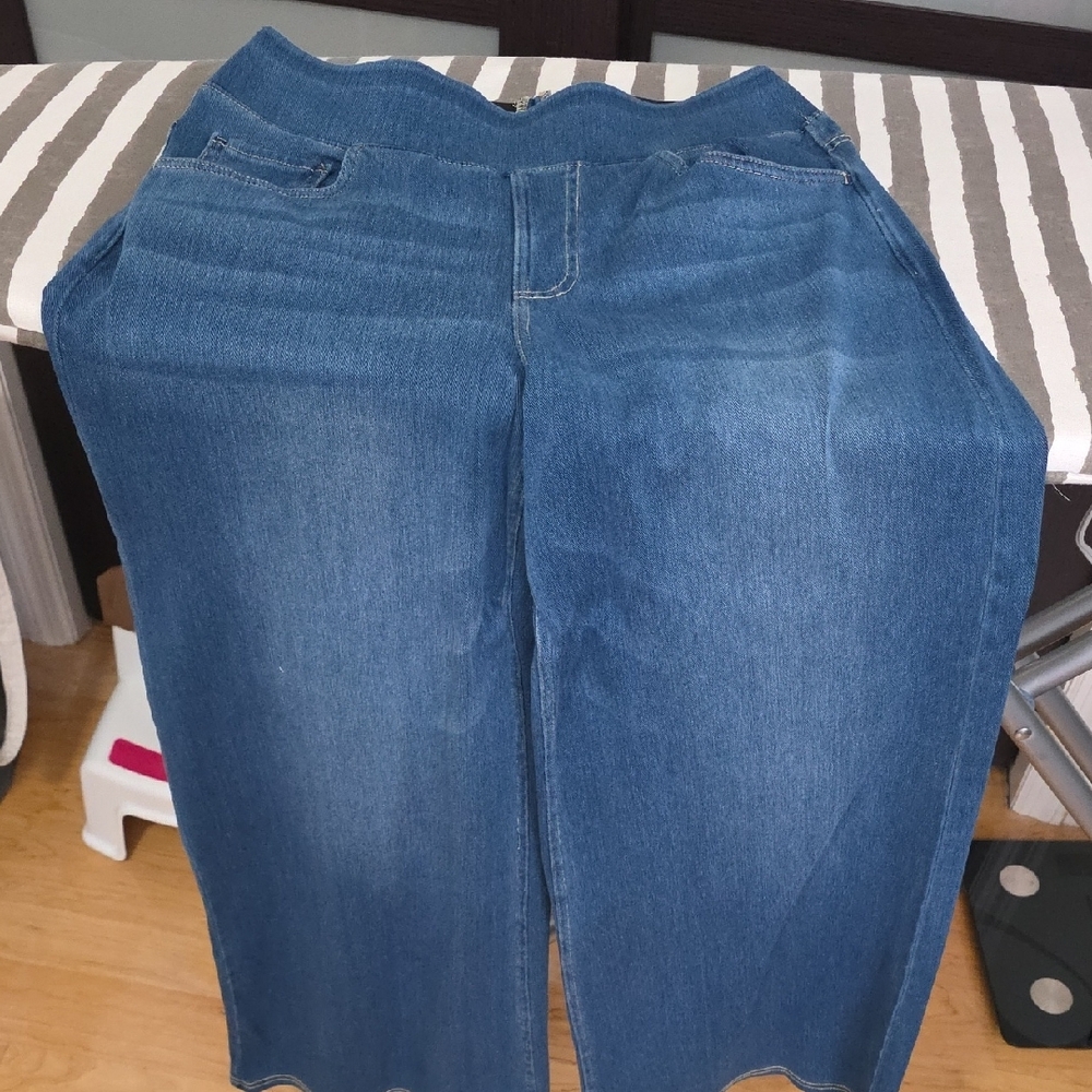 HALARA Dark Blue Flare Jeans - Picture 3 of 5